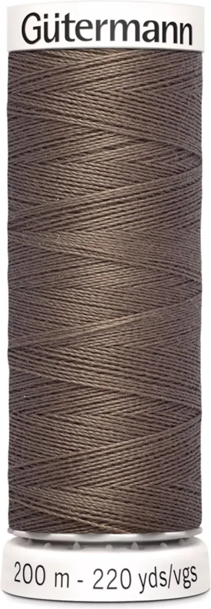 Gutermann Polyester Naaigaren 200m - Bruin