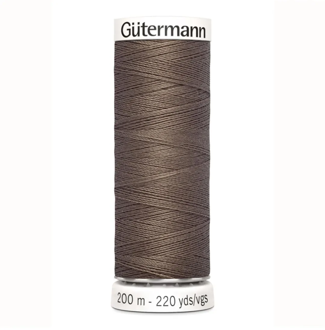 Gutermann Polyester Naaigaren 200m - Bruin