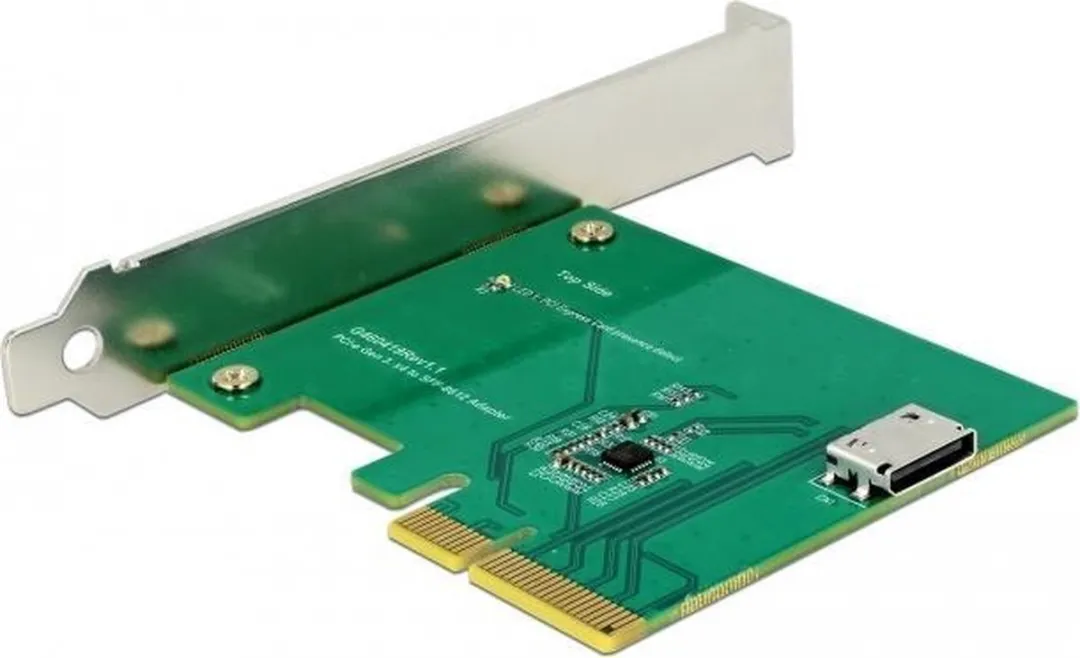 Delock PCIe x4 naar OCuLink SFF-8612 Kaart - Low Profile