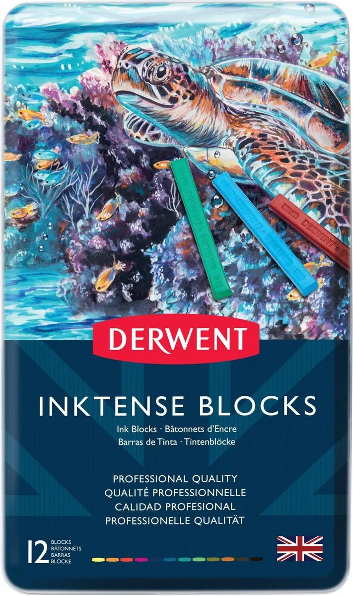 Derwent Inktense Blocks - 12 Stuks Divers