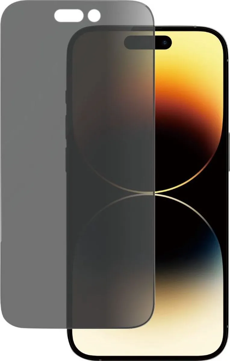 PanzerGlass P2784 Screenprotector iPhone 14 Pro - Privacy - Case Friendly - afbeelding 6 van 6