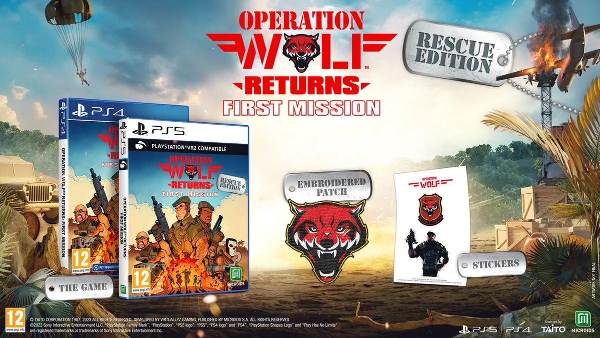 Mindscape Operation Wolf Returns First Mission Rescue Edition - PS4