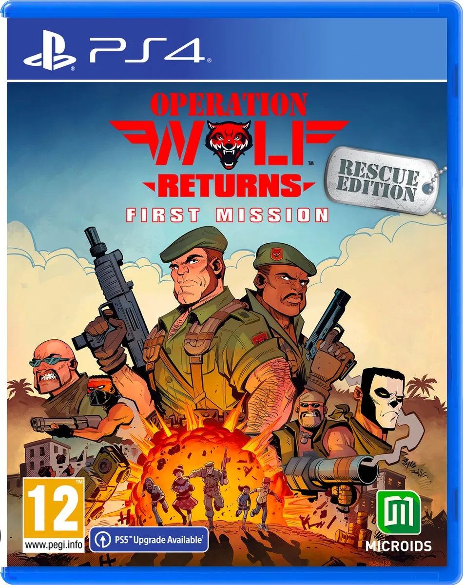 Mindscape Operation Wolf Returns First Mission Rescue Edition - PS4
