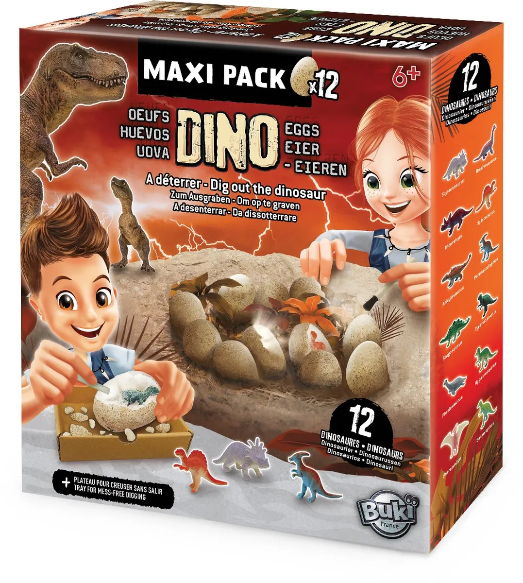 Buki France Dino Eieren Maxi Uitgraafset