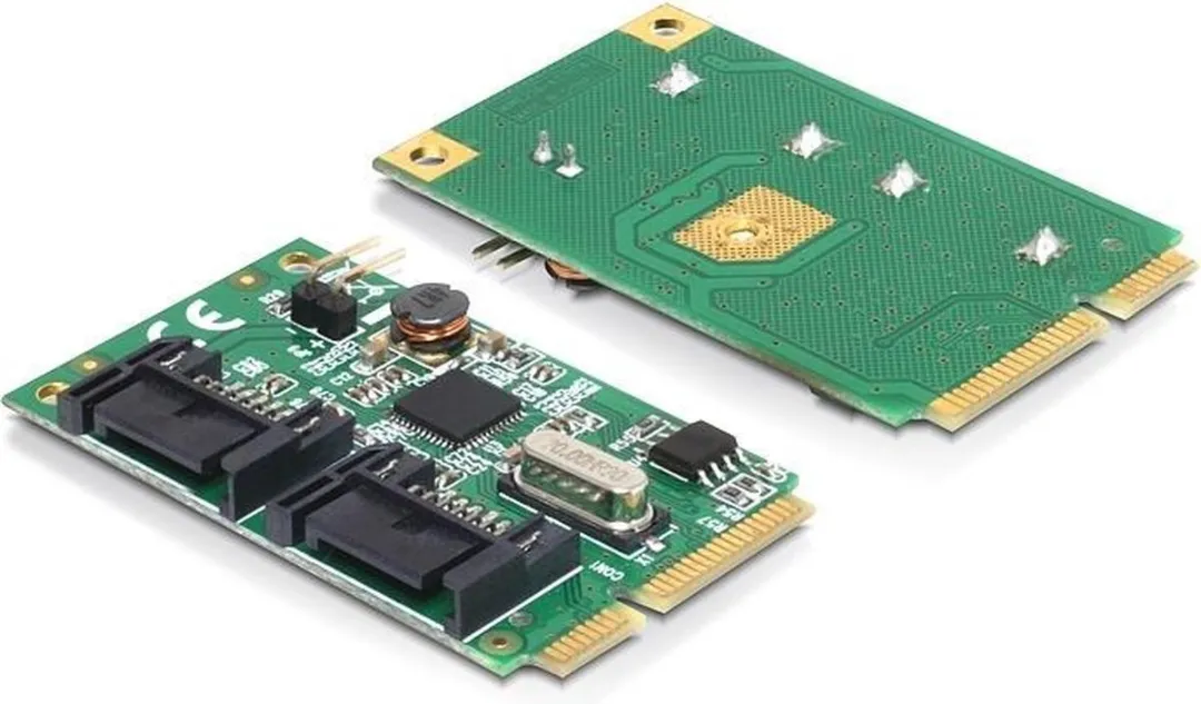 Delock 95233 MiniPCIe I/O Kaart - 2x SATA 6Gb/s
