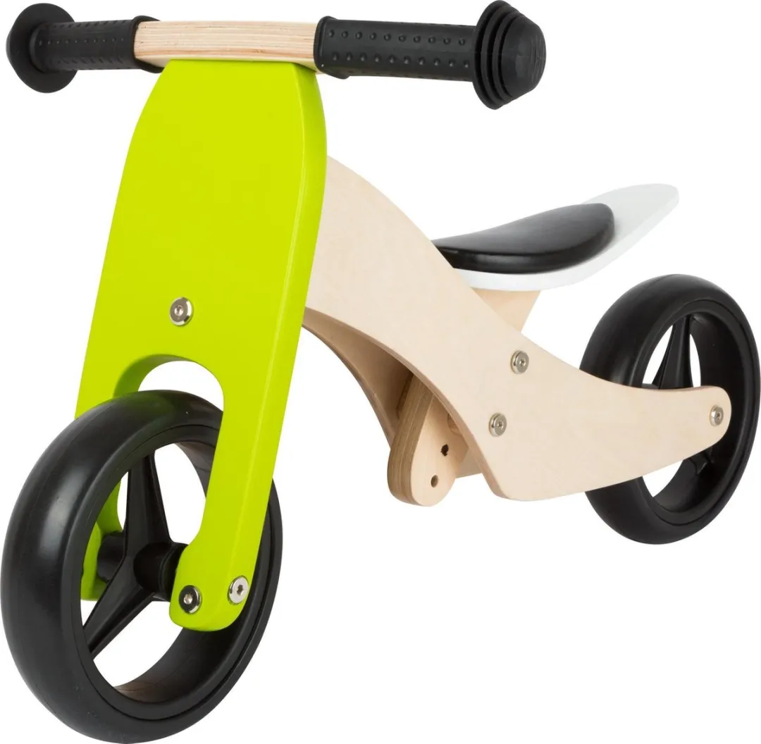 Small Foot Trike 2-in-1 Loopfiets 10" - Groen