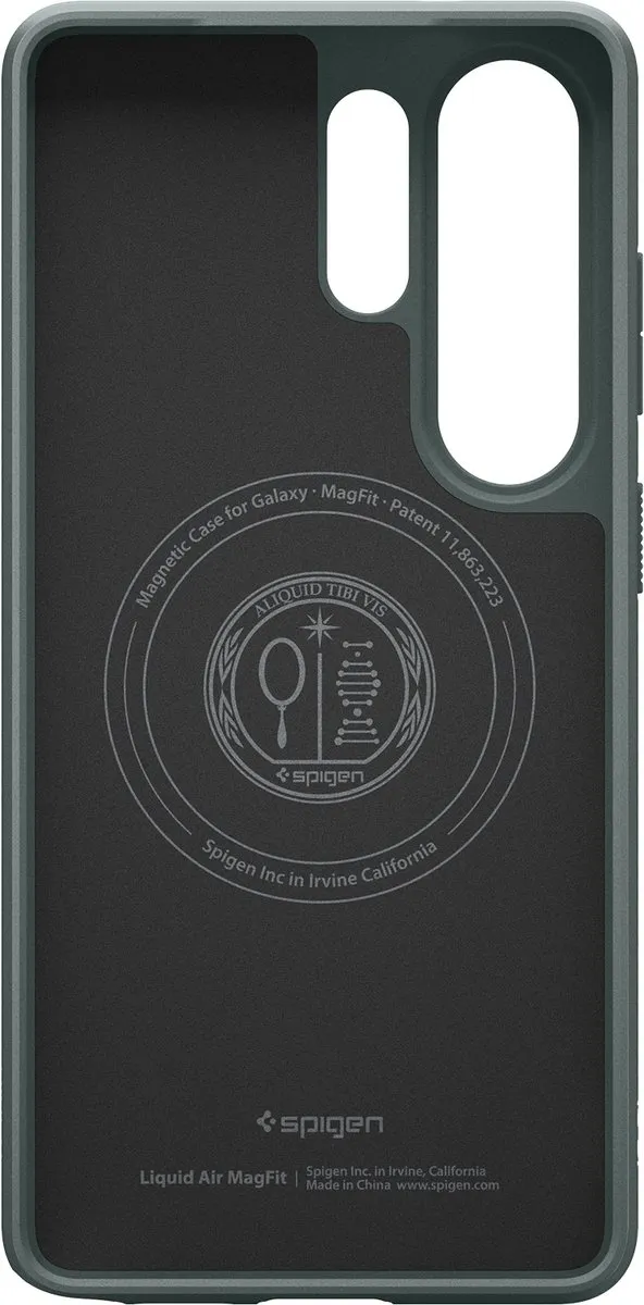Spigen Liquid Air MagFit Backcover S26 Ultra - Abyss Green - afbeelding 6 van 6