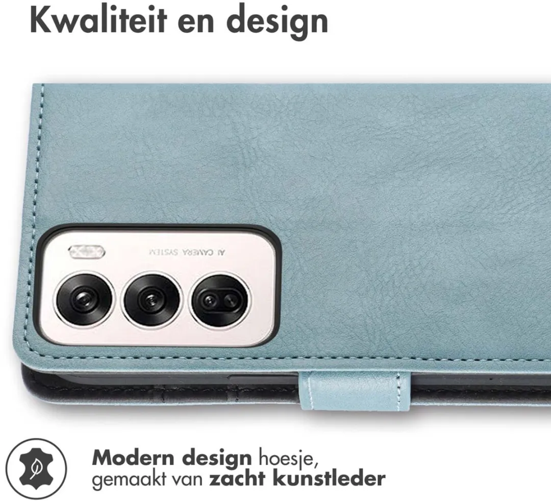 Imoshion Hoesje Oppo Reno 12 Pro Lichtblauw - 3 Pasjes