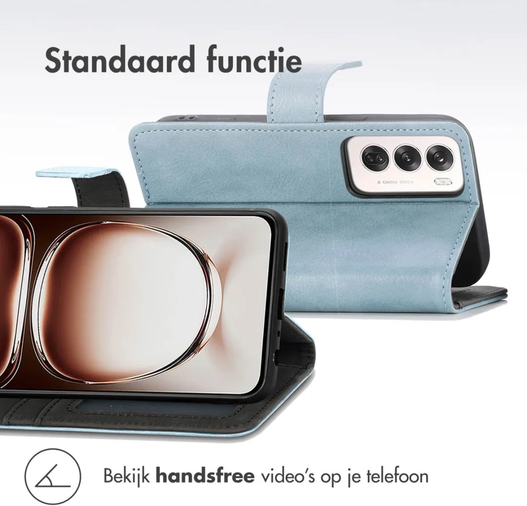 Imoshion Hoesje Oppo Reno 12 Pro Lichtblauw - 3 Pasjes
