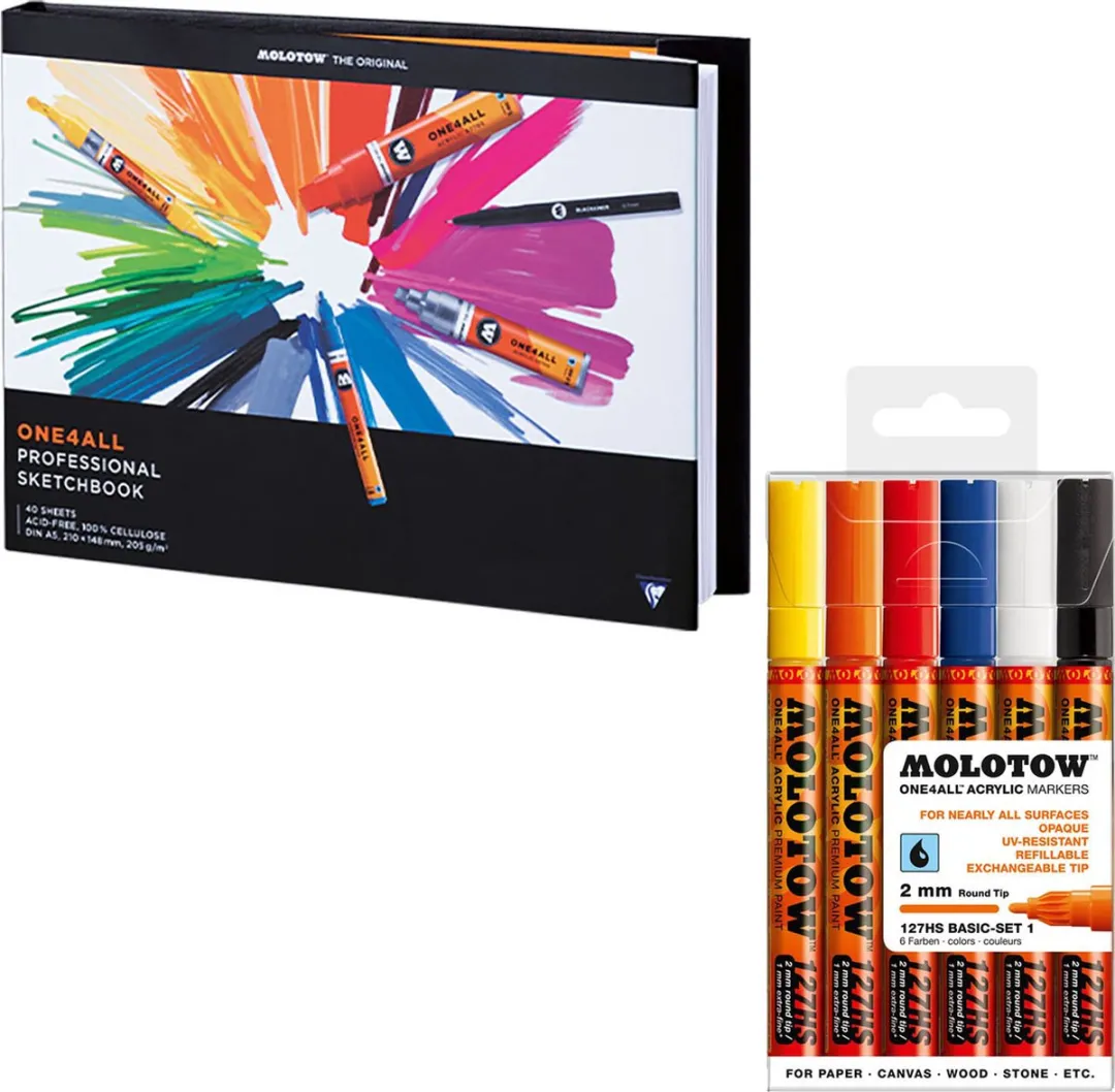 Molotow ONE4ALL Marker Set 7-delig