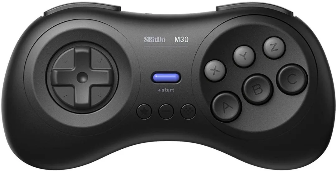 8BitDo M30 SEGA Mega Drive Bluetooth Controller - Zwart