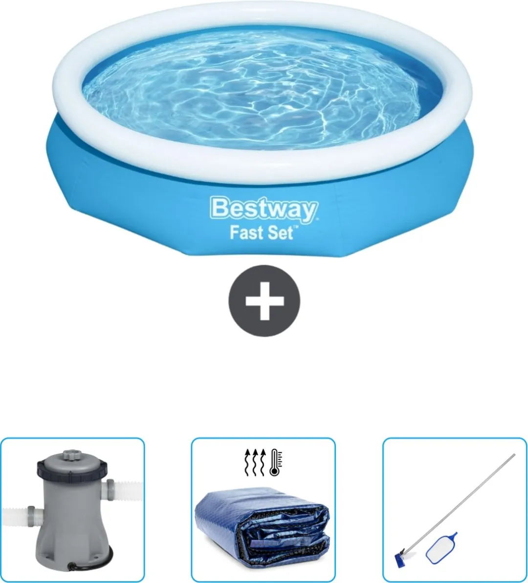 Bestway Fast Set Rond Zwembad 305x66cm