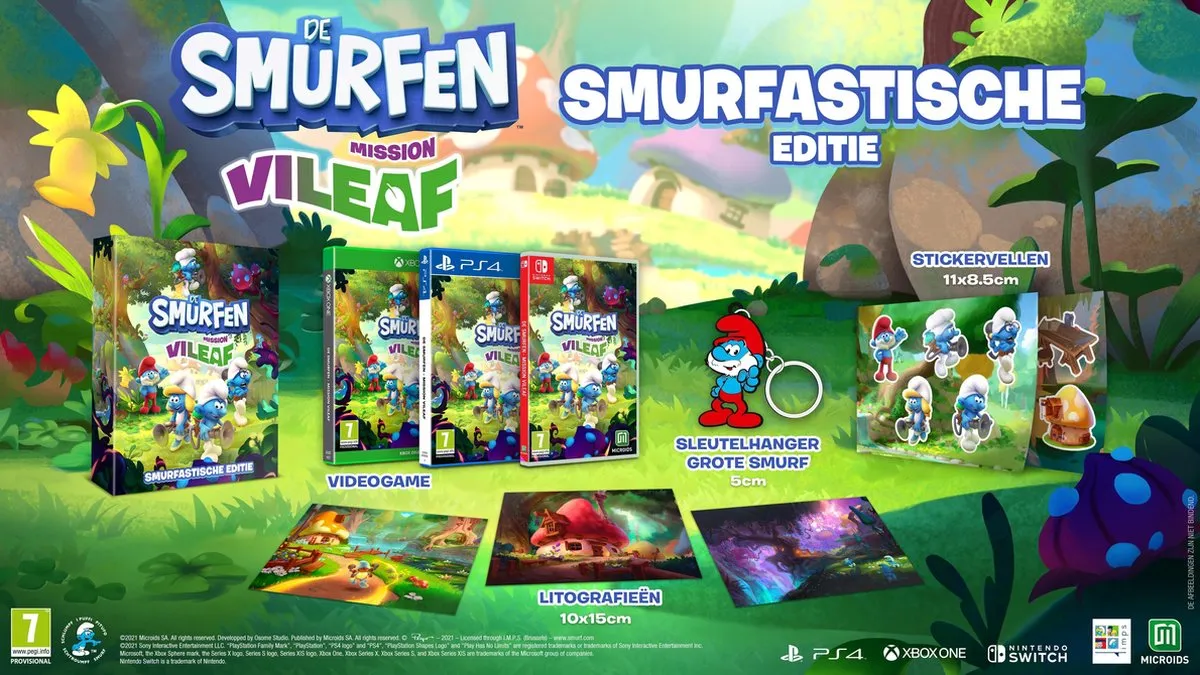 Mindscape De Smurfen Mission Vileaf Smurftastische Editie - Xbox One