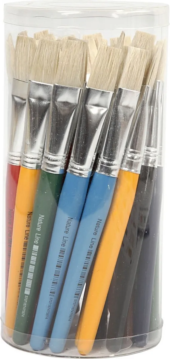 Creativ Company Kinderkwasten Plat - 30 Stuks