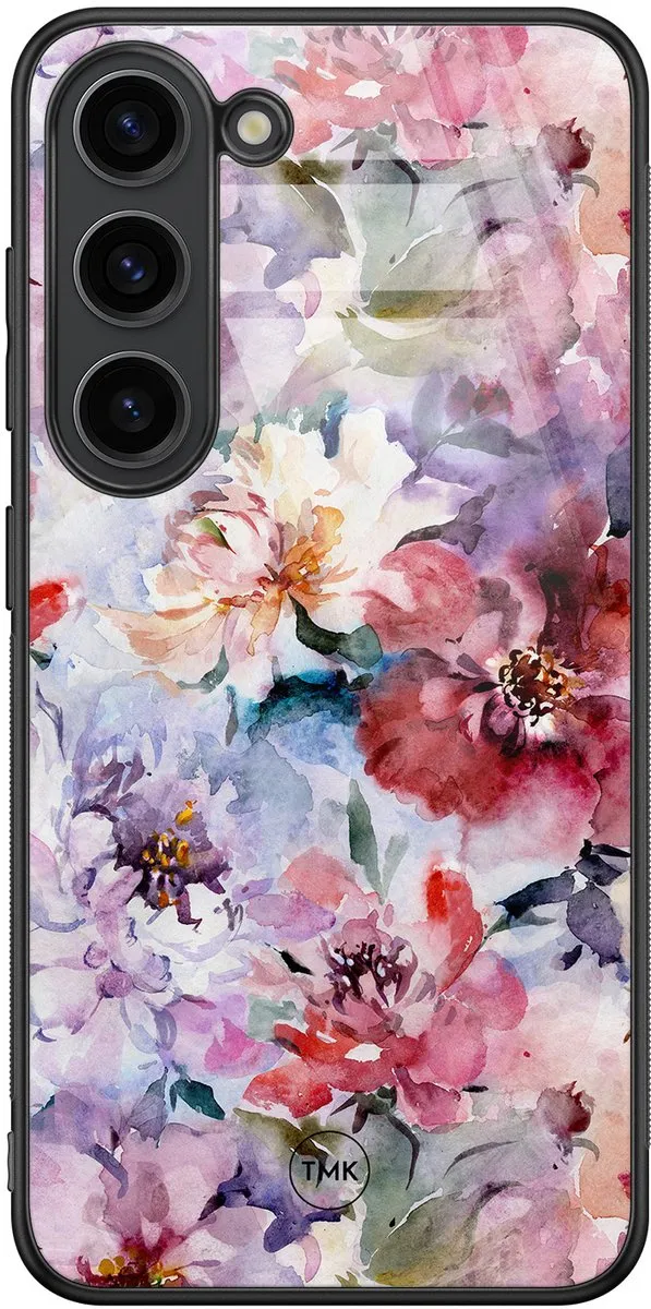 Casevibes Hoesje Samsung Galaxy S23 Bloemen Acryl
