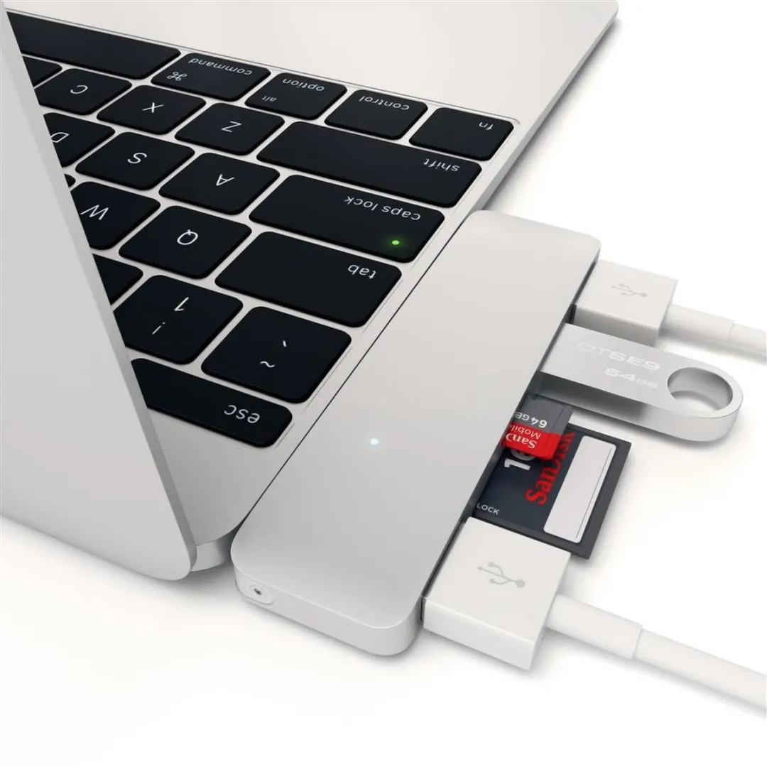 Satechi SAT05382 Type-C USB Hub - 3 Poorten - Zilver - afbeelding 6 van 6