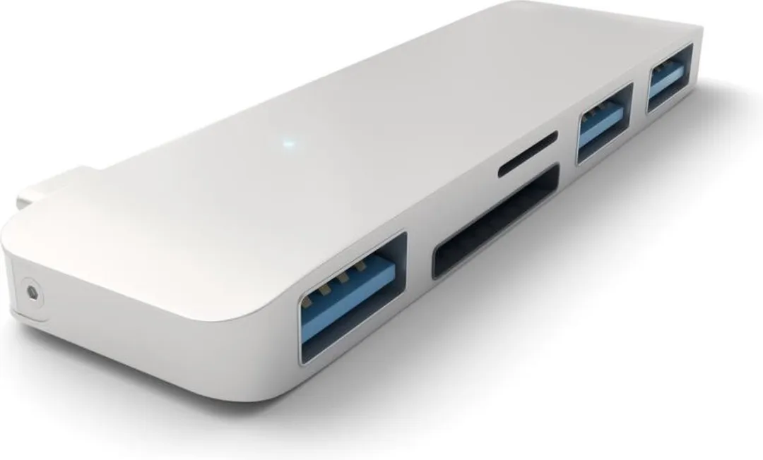 Satechi SAT05382 Type-C USB Hub - 3 Poorten - Zilver