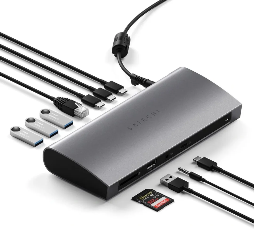 Satechi ST-UCT4DM Thunderbolt 4 Dock - Space Grey