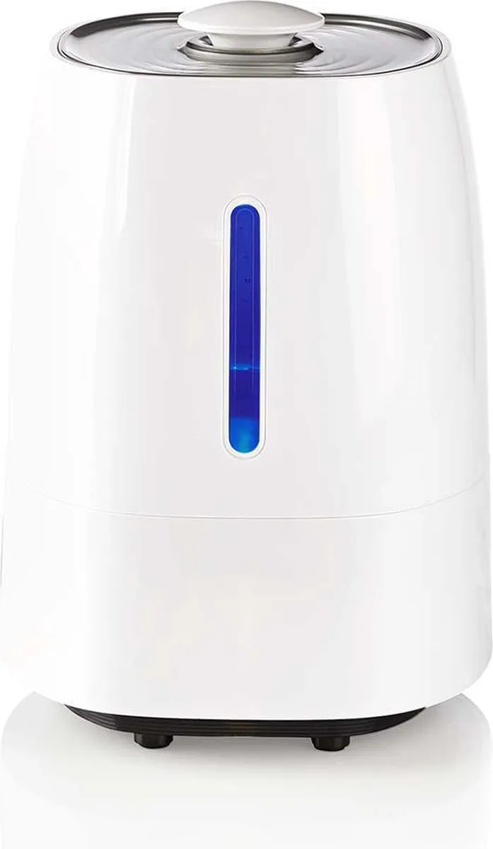 Nedis Luchtbevochtiger – 5,5L – Warme & Koele Mist – Timer – 50m² – Grijs/Wit