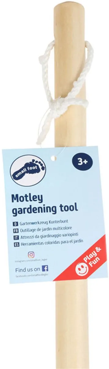 Small Foot Houten Kinder Tuingereedschap 4-delig - Multicolor