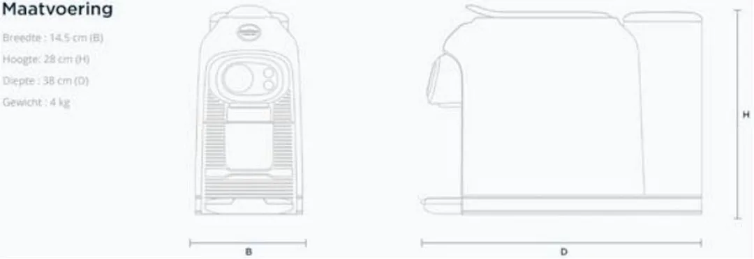 Lavazza Idola a Modo Mio Koffiemachine - 1500W - Zwart