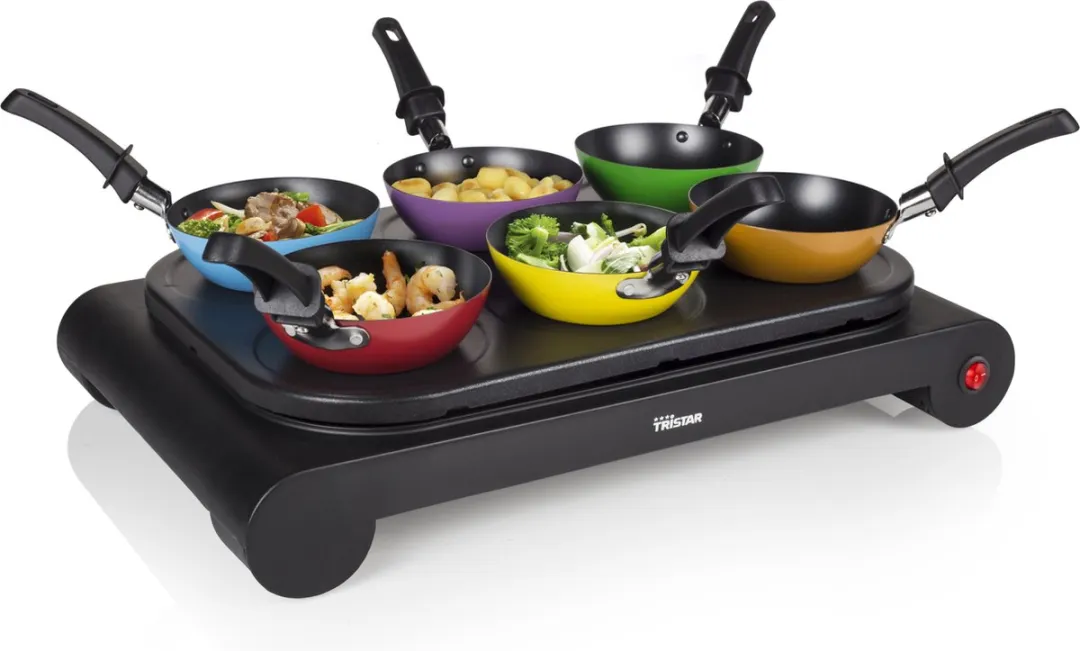 Tristar Gourmetset BP-2827 Wokset & Pannenkoekenmaker 1000W