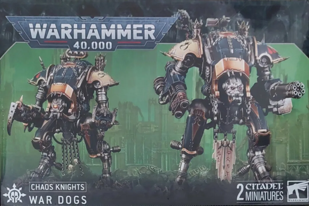 Games Workshop Chaos Knights Wardogs - 220 Onderdelen