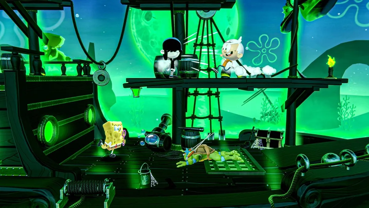 Mindscape Nickelodeon All-Star Brawl Xbox Game - 4 Spelers