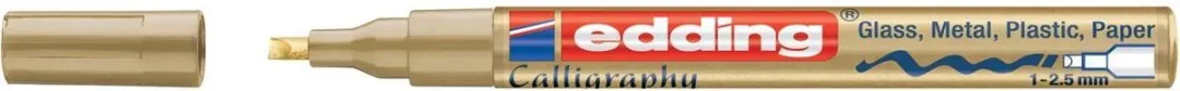 edding 753 Glanslakmarker Kalligrafie Goud