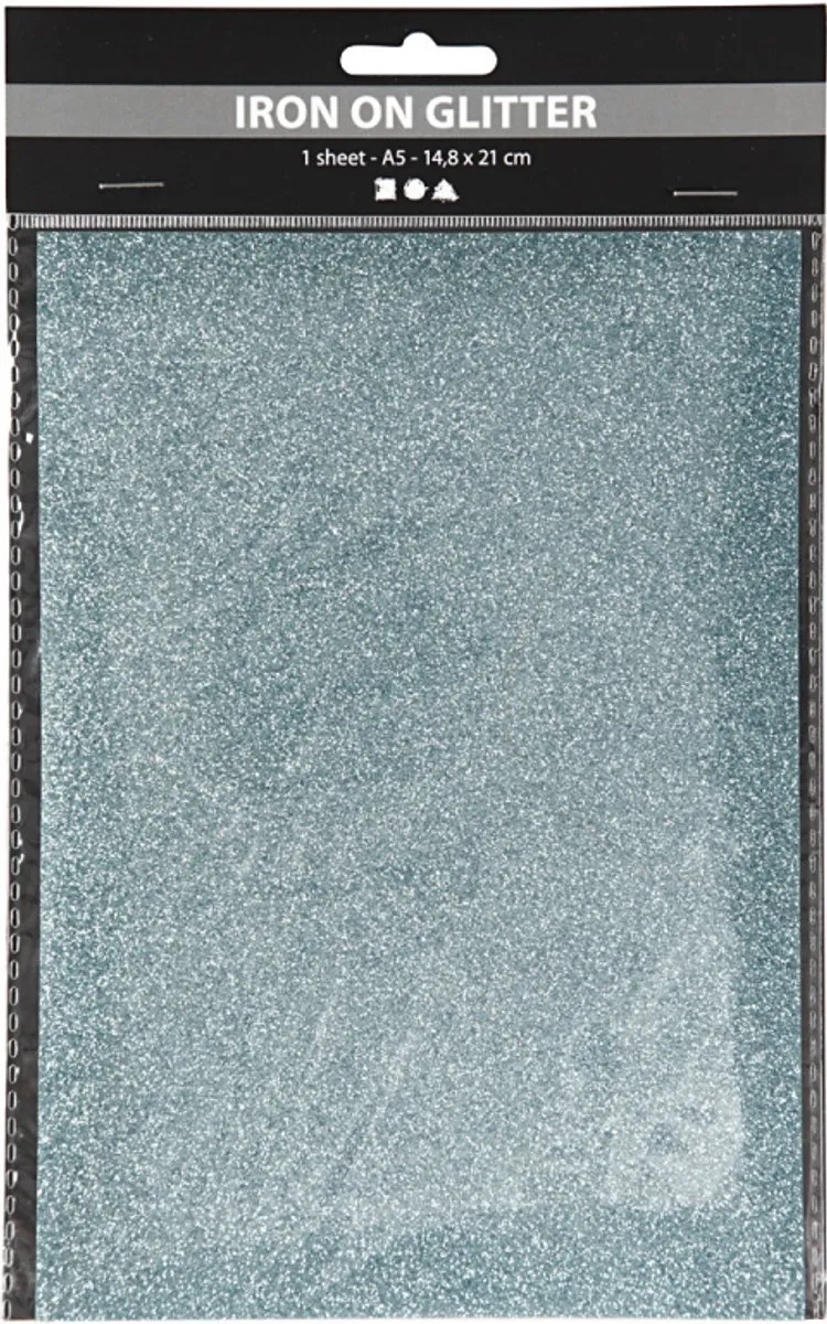 Creativ Company Opstrijkfolie Lichtblauw 14x21cm