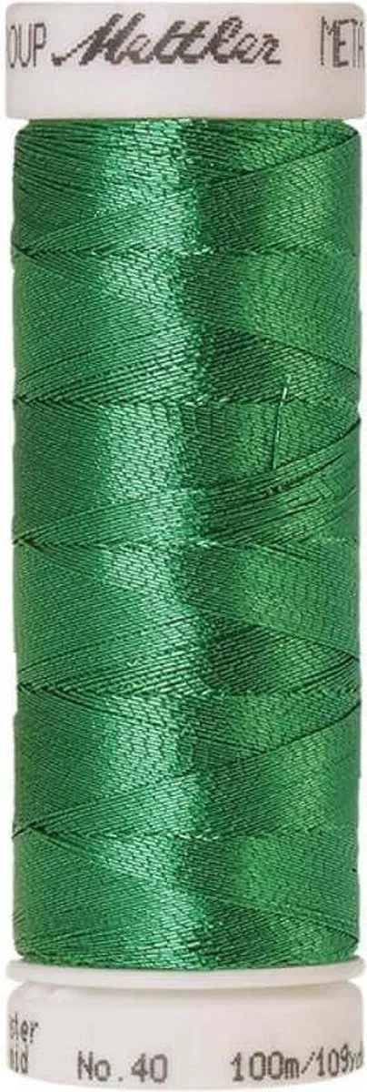 Amann Metallic Garen Groen 100m Col. 5833