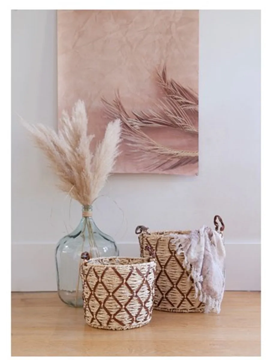 Decoris Wanddoek 90x120cm - 2 Stuks Beige