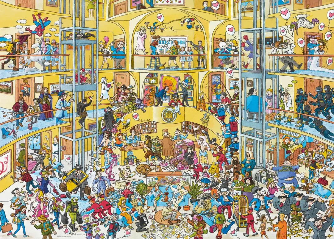 Heye Puzzel Hotel Life 1000