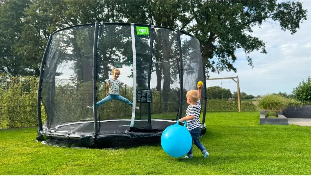 EXIT Allure Premium Trampoline Ø305cm - Groen