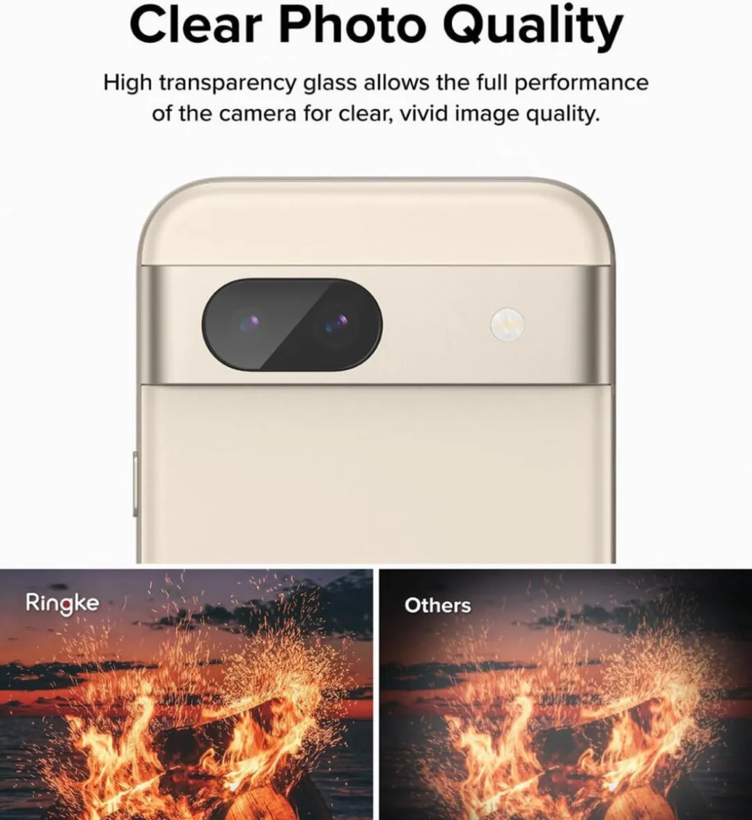 Ringke Camera Lens Protector Google Pixel 8a - 3 Stuks
