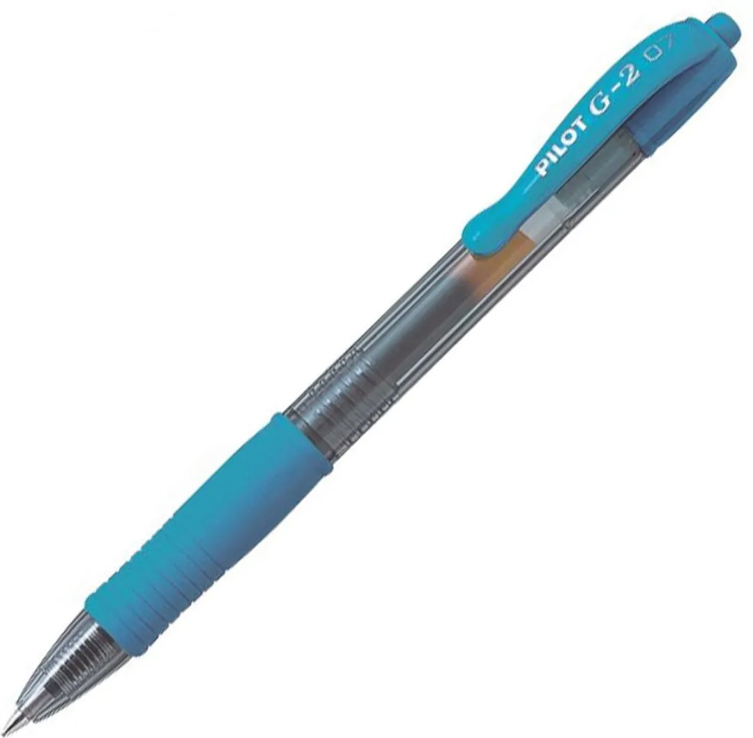 Pilot G-2 Gelpen Lichtblauw Medium Tip