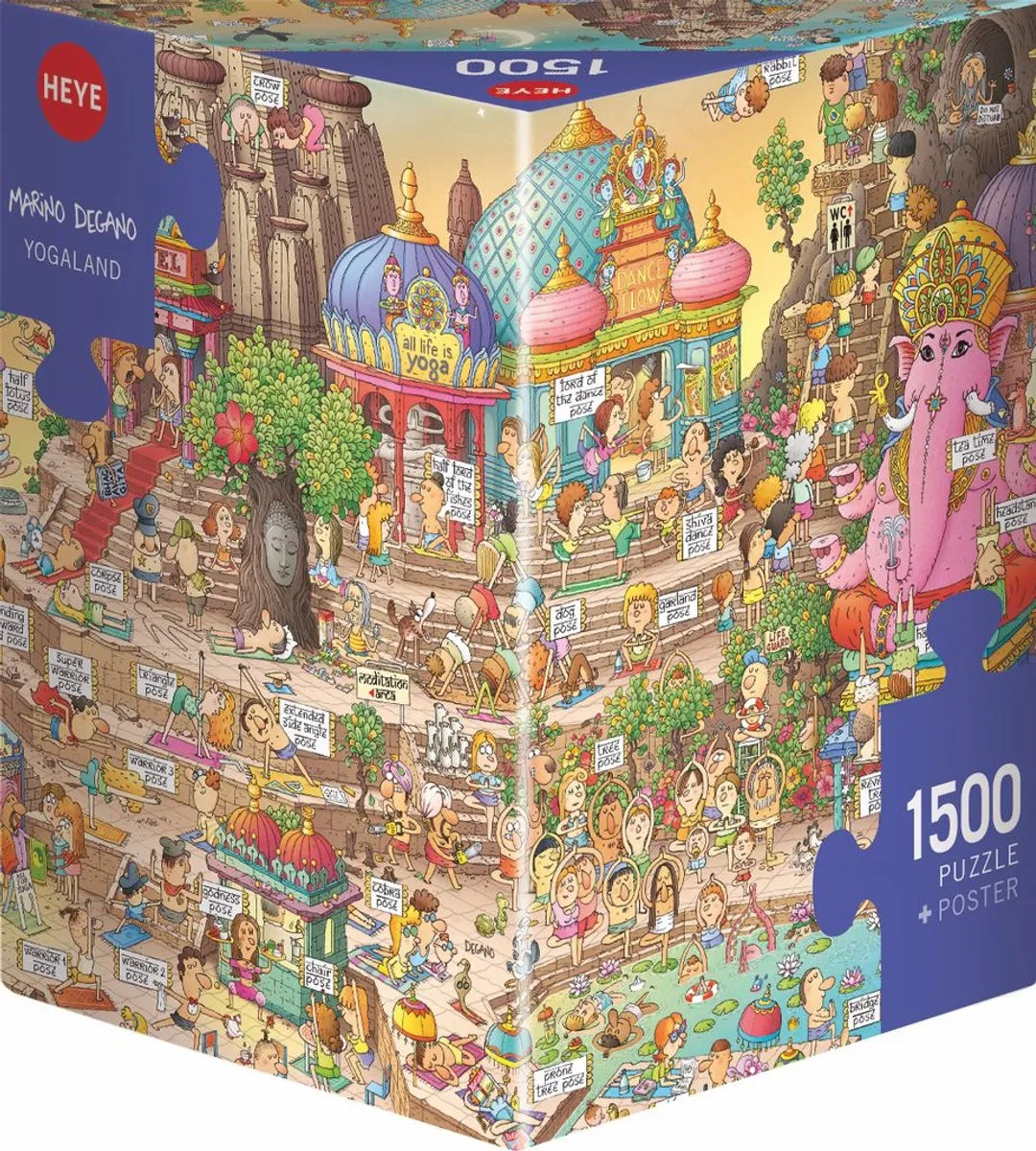 Heye Yogaland Legpuzzel 1500 Stuks - Multicolor