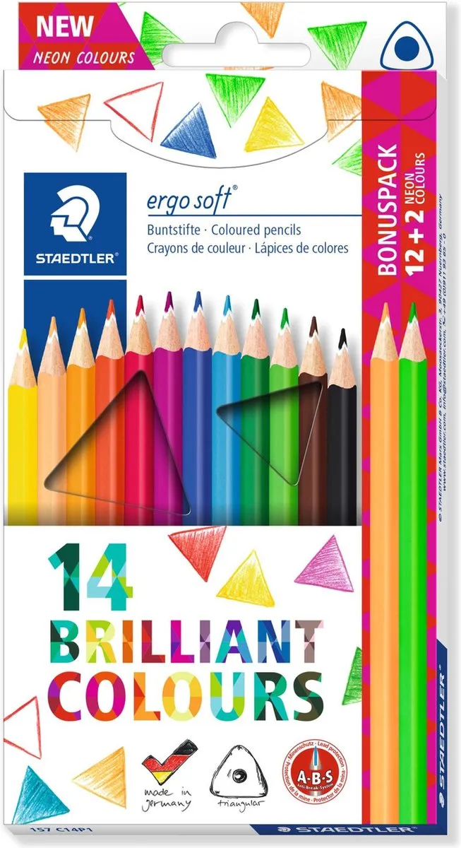 STAEDTLER Ergosoft Kleurpotloodset 14 Stuks