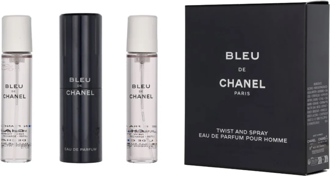 Chanel Bleu de Chanel Twist and Spray 60ml - 1x Hervulbaar + 2 Navullingen