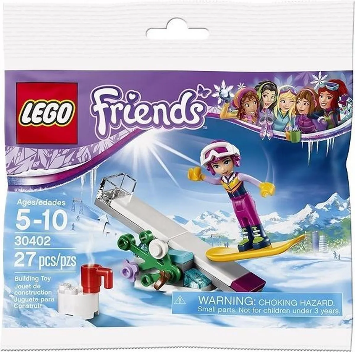 LEGO Friends Snowboard Tricks 30402 - 27 Stukken - 1 Minifiguur