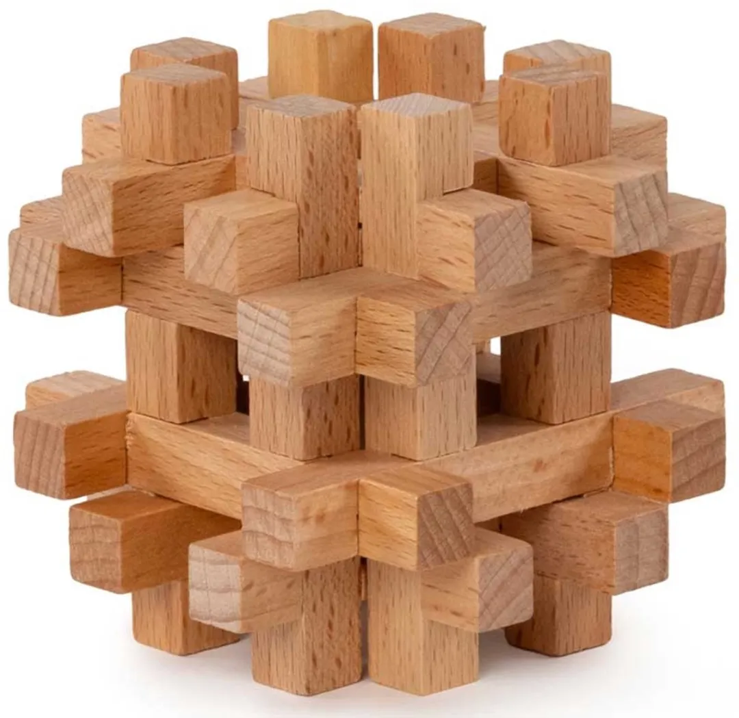 Recent Toys Brain Puzzle 5 Houten Breinbreker - 791143