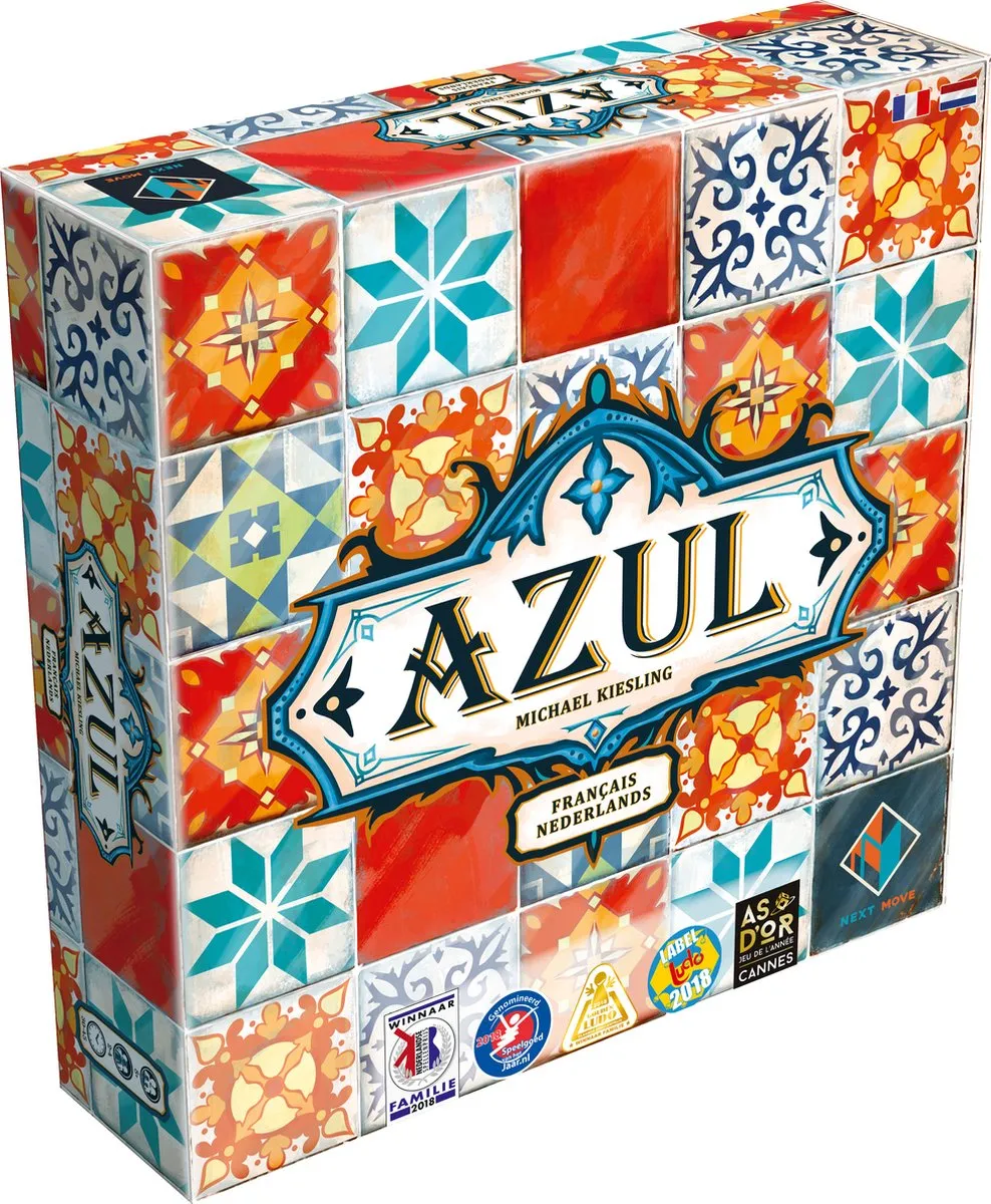 Next Move Games Azul Tactisch Bordspel 2-4 Spelers - PBG 40020FRNL