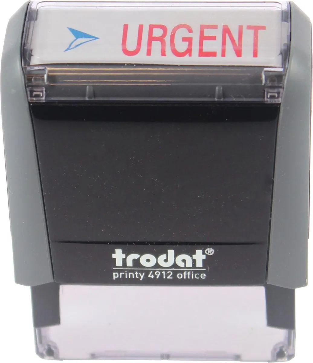 Trodat Office Printy Urgent Stempel - Transparant