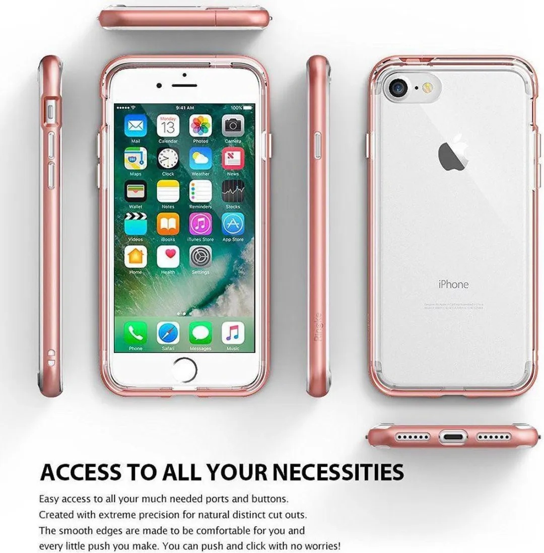 Ringke Frame Hoesje iPhone 7/8 - Zwart