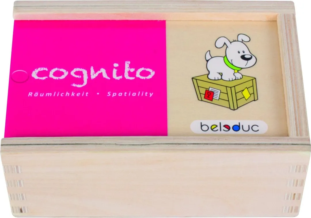 Beleduc Houten Cognitopuzzel Ruimtelijkheid 35-delig - Multicolor