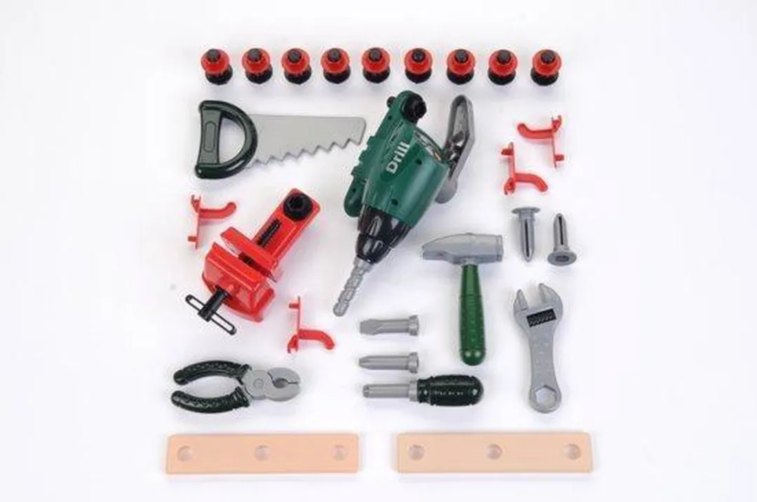 Klein Toys Bosch Werkbank - Groen - 34 Accessoires