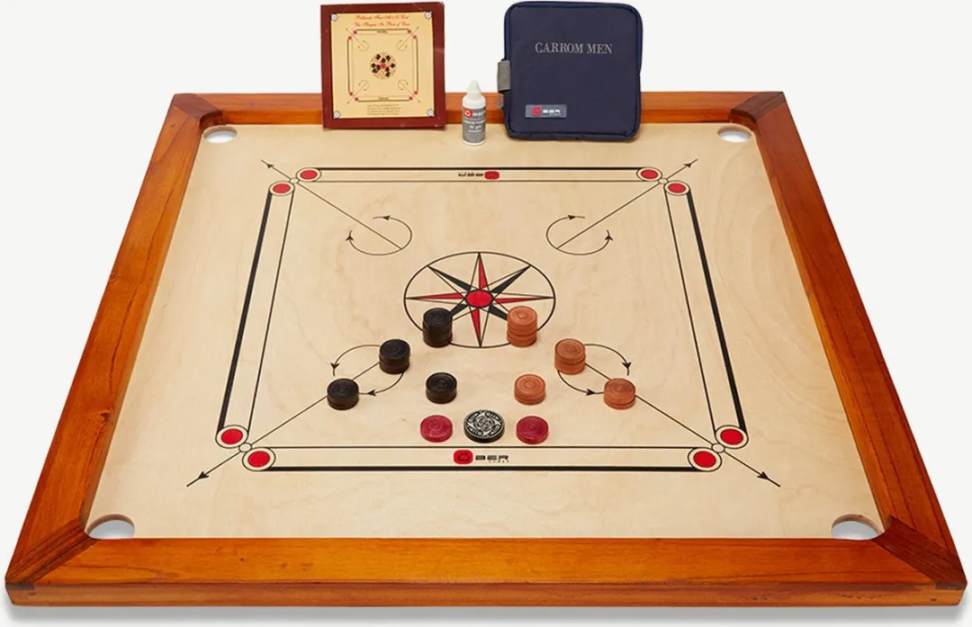 Ubergames Carrom Wedstrijdformaat 74x74cm