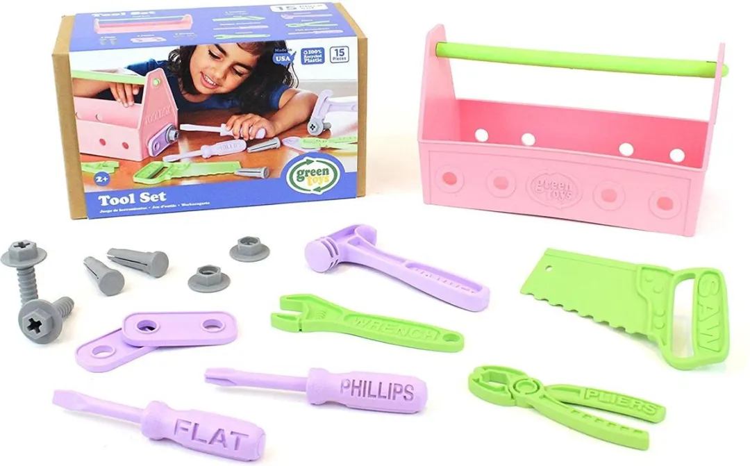 Green Toys Gereedschapskist - 12 Stukken - Multicolor