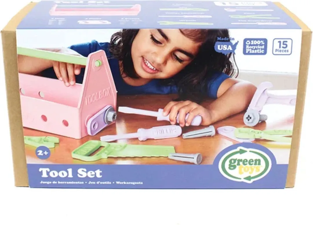 Green Toys Gereedschapskist - 12 Stukken - Multicolor