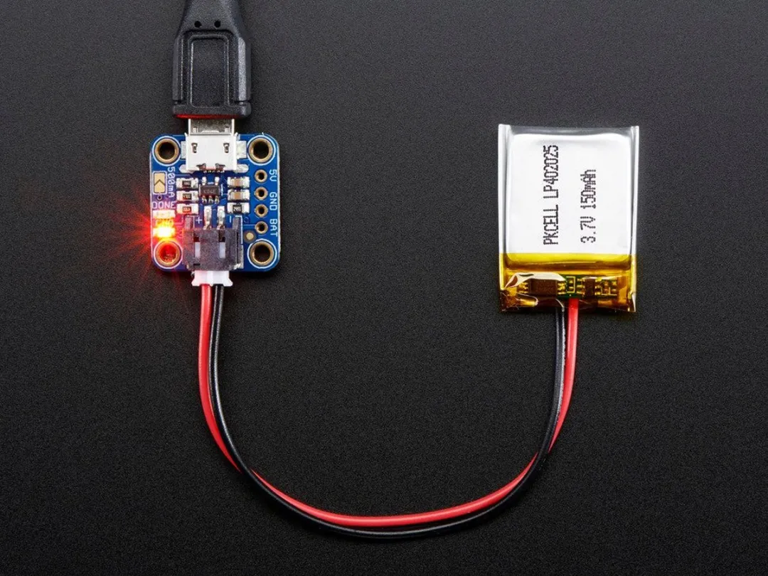 Adafruit Micro-Lipo Charger 1904 - Meerkleurig